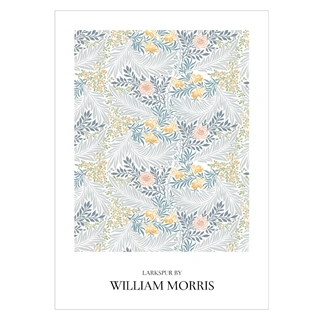 Affisch -  LARKSPUR BY William Morris 1