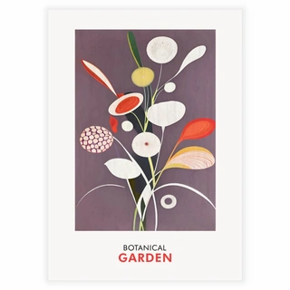Botanisk trädgård - affisch