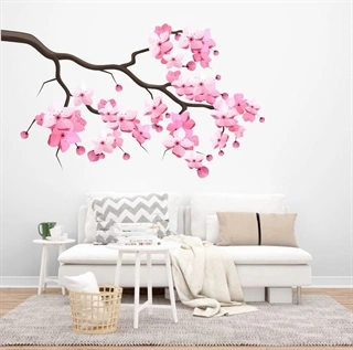 Cherry Blossom gren - Väggdekor