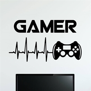 Gamer Joystick  3 - Väggdekor