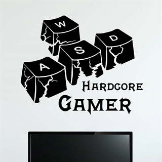 Hardcore Gamer - väggdekor