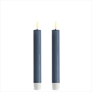 2 st. Real Flame LED Kronljus -15 cm (Isblå)