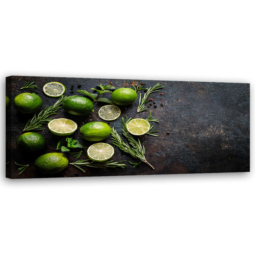 Canvastavla, Limefruktkryddor Äta kryddor för kök - (150x50)