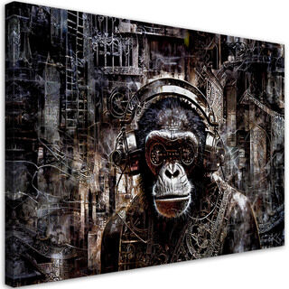 Canvastavla, Modern Monkey Abstraktion