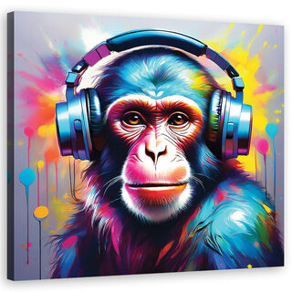 Canvastavla, Monkey DJ popkonst