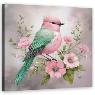 Canvastavla, Djur Shabby Chic Fågel