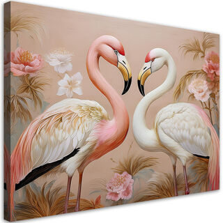 Canvastavla, Flamingos djur älskar