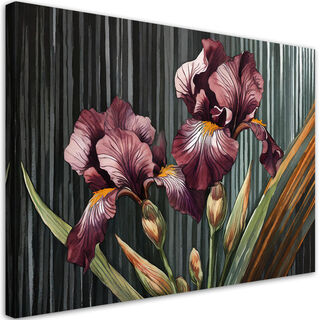 Canvastavla, Blommor Abstraktion