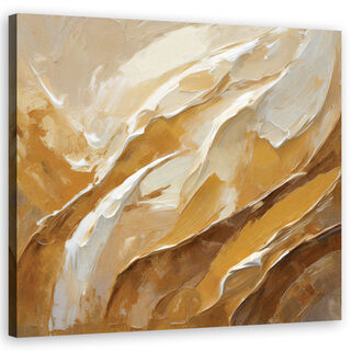 Canvastavla, Beige abstrakt textur