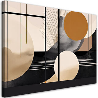 Canvastavla, Geometrisk abstraktion Glamour