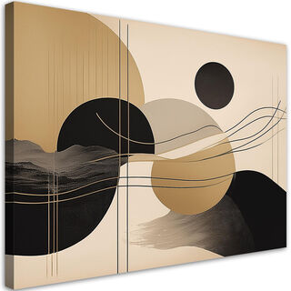 Canvastavla, Geometrisk abstraktion Glamour