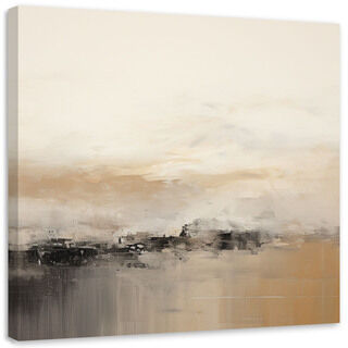 Canvastavla, Abstrakt lofts Beige