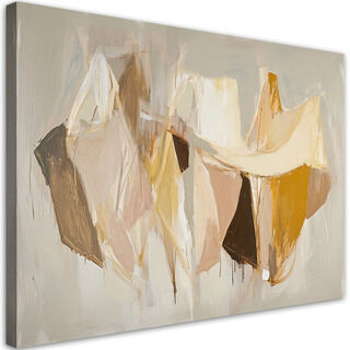 Canvastavla, Beige modern abstrakt