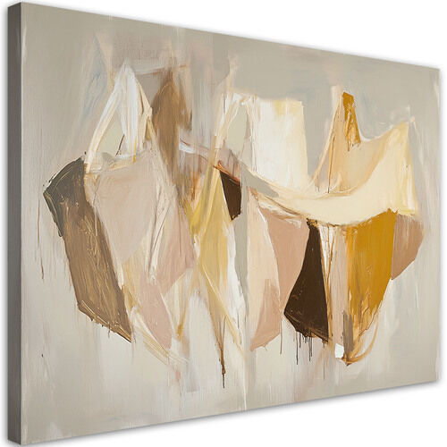 Canvastavla, Beige modern abstrakt