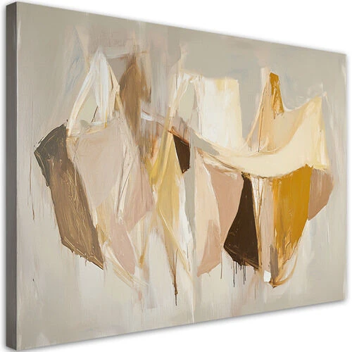 Canvastavla, Beige modern abstrakt