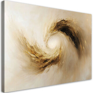 Canvastavla, Beige virvel Abstrakt Modern