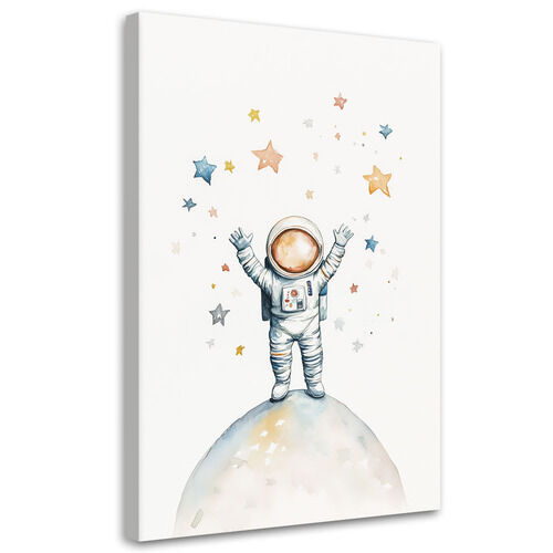 Canvastavla, Astronaut Stjärnor Boho