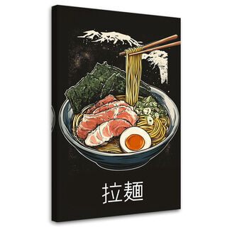 Canvastavla, Ramenmat Japan