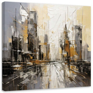 Canvastavla, Stad Abstrakt Modern
