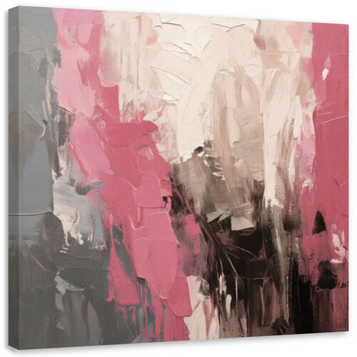 Canvastavla, Abstrakt minimalism textur rosa