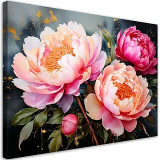 Canvastavla, Moderna pioner blommor