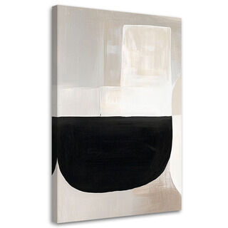 Canvastavla, Geometriska abstrakta minimalism grå