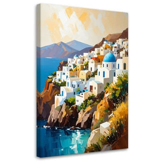 Canvastavla, Santorini, Grekland, landskap
