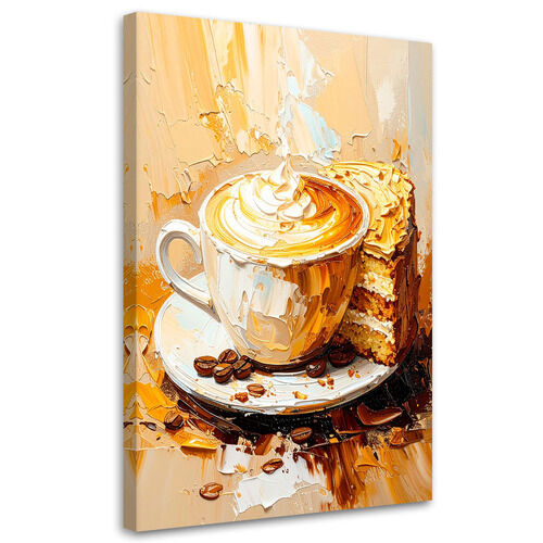 Canvastavla, Kaffekopp måleri