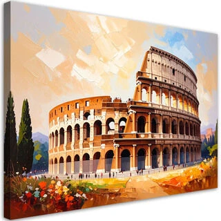 Canvastavla, Colosseum Rom Vy