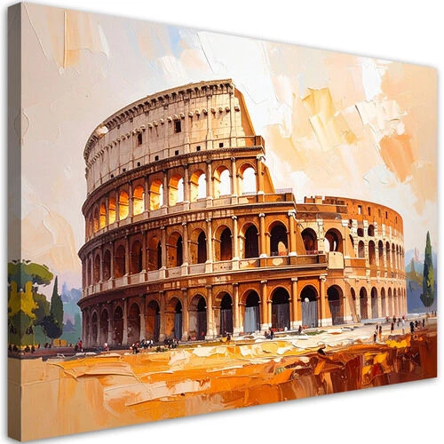 Canvastavla, Romerska Colosseum Arkitektur