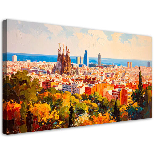 Canvastavla, Landskap i Barcelona