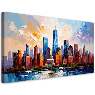 Canvastavla, Kontor New York Manhattan