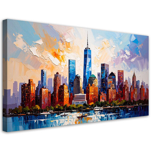 Canvastavla, Kontor New York Manhattan