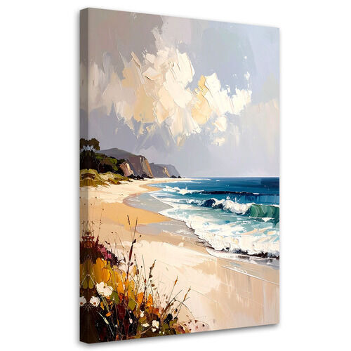Canvastavla, Hav Strand Havslandskap