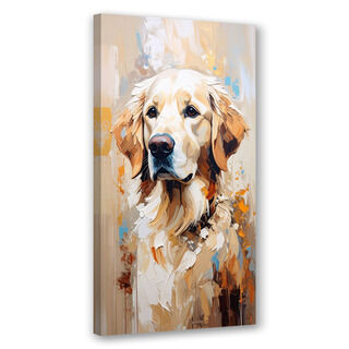 Canvastavla, Labrador retriever Hund Djur