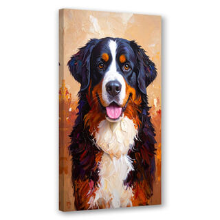 Canvastavla, Bernese Mountain Dog