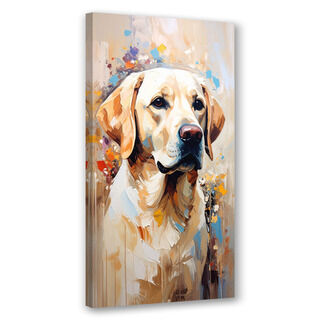 Canvastavla, Labrador retriever Hund Djur