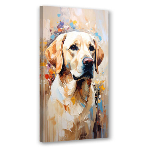 Canvastavla, Labrador retriever Hund Djur