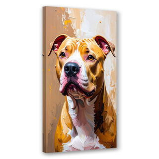 Canvastavla, Pitbull Hund Djur