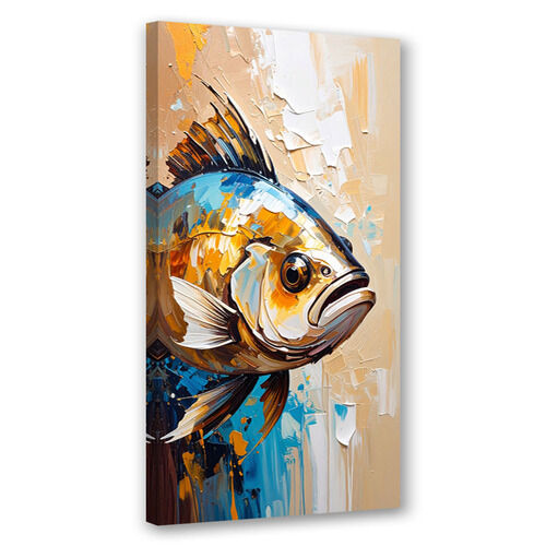 Canvastavla, Fisk Havsdjur