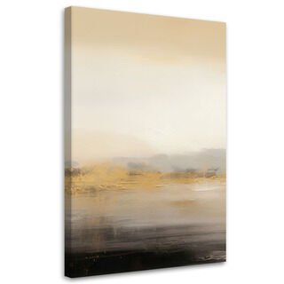Canvastavla, Abstrakt textur lofts beige - (40x60)