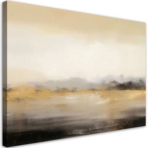 Canvastavla, Abstrakt textur lofts beige - (60x40)