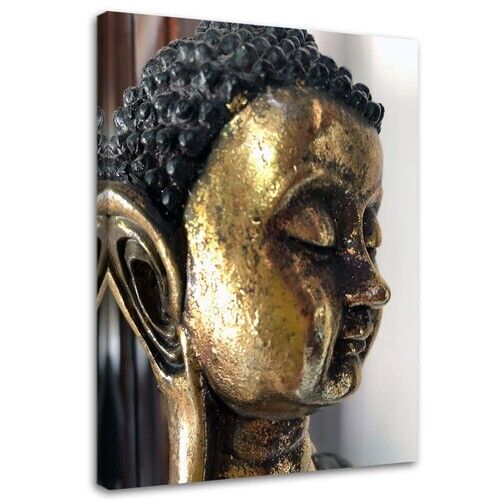 Canvastavla, Profil av en gyllene Buddha