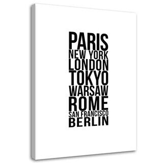 Canvastavla, Paris London Tokyo