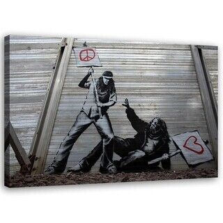 Canvastavla, Banksy Graffiti