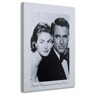 Canvastavla, Ingrid Bergmann och Cary Grant