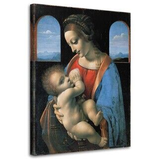 Canvastavla, Madonna Litta - Da Vinci-reproduktion