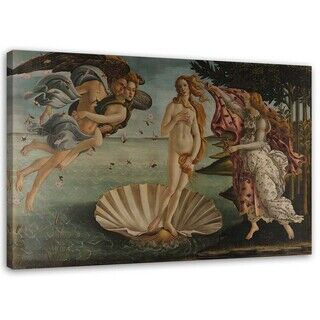 Canvastavla, Venus födelse - S. Botticelli Reproduktion