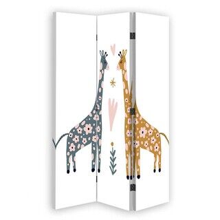 Rumsavdelare dubbelsidig PIN IT, Giraffdjur - (110x170)