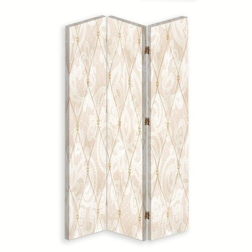 Rumsavdelare dubbelsidig roterbar, CABINET Beige - (110x170)